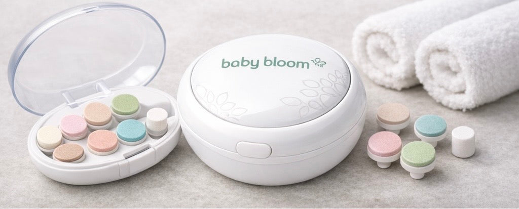 Baby Bloom™ Electric Baby Nail Trimmer – Safe & Pain-Free Grooming