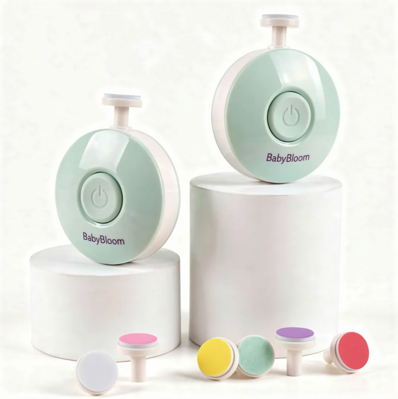 Baby Bloom™ Electric Baby Nail Trimmer – Safe & Pain-Free Grooming